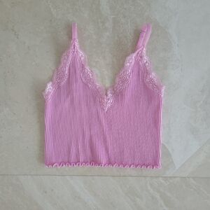 Mini pink tank top